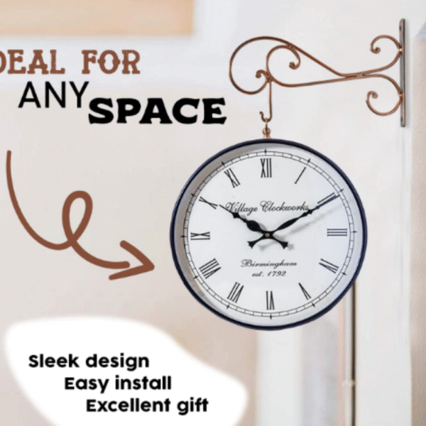 Railway Station Clock 10 inch