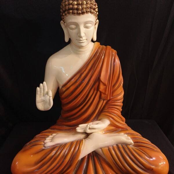 Polyresin Meditating Buddha 23"X20" Home Decor Table Decor Item