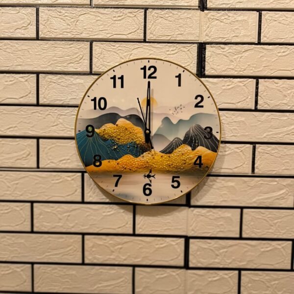 Golden Ring 18"X18" Crystal Watch