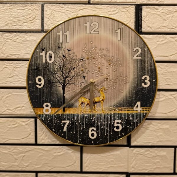 Golden Ring 18"X18" Crystal Watch
